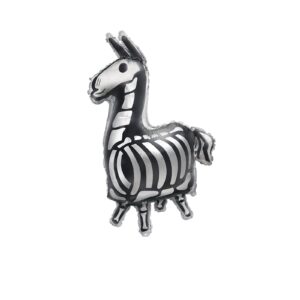 Unique Fortnite Llama Giant Black/Silver Foil Balloon - 35" (1 Count) | Premium Quality Party Decor - Perfect for Gaming Parties & Themed Events