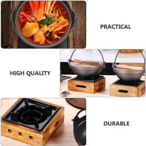 Cast Iron Nabe Pot Iron Soup Pot Cast Iron Stock Pot Non- Stick Cooking Pot Soup Pot Japanese Hot Pot Saucepan Stew Pot Casserole Pot Oven Pot With Furnace Sukiyaki Hot Pot Sukiyaki Hot Pot