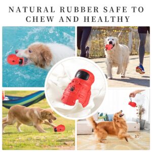 Dog Puzzle Toys for Aggressive Chewers for Large Medium Dogs Enrichment Toys Stimulation Toys Indestructible Durable Tough Rubber Dog Food Toys Dog Chew Squeaky Toys Treat Dispensing Dog Toys