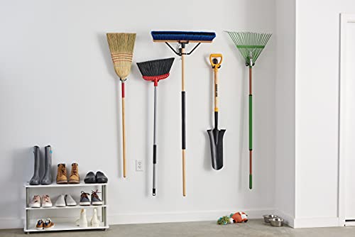 Harper 20201044 24 in. Indoor/Outdoor Dry All-Purpose Push Broom with Dual Bristles, for Dust, Gravel, Debris