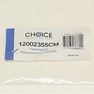 Choice Parts 12002355 Refrigerator Thermistor Temperature Sensor