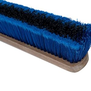 Harper 20201044 24 in. Indoor/Outdoor Dry All-Purpose Push Broom with Dual Bristles, for Dust, Gravel, Debris