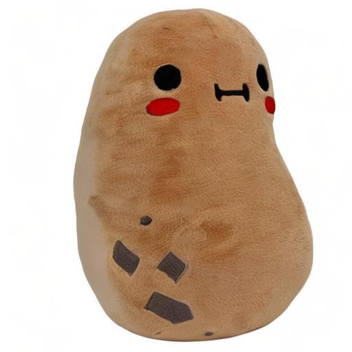 LuLezon Kawaii Potato Plush Soft Toy Comfort Food Stuffed Pillow Plushie (Medium)