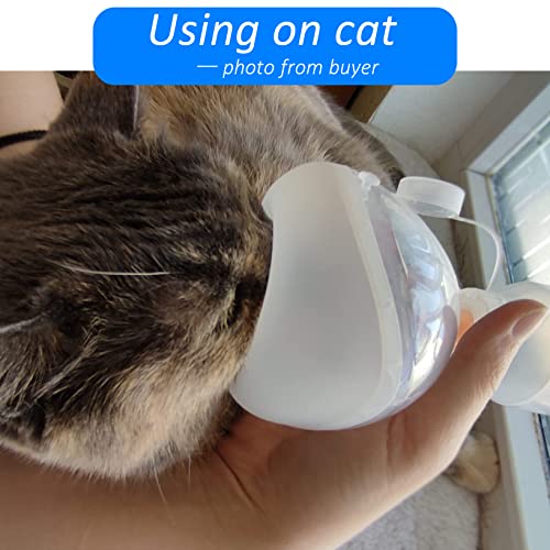 Pet Aerosol Chamber for Cats and Dogs - Larger Mask to Cover Snout and Mouth Which Make Pets Clam and Comfortablely - Specially Designed for Pets (S - Cats & Puppy)