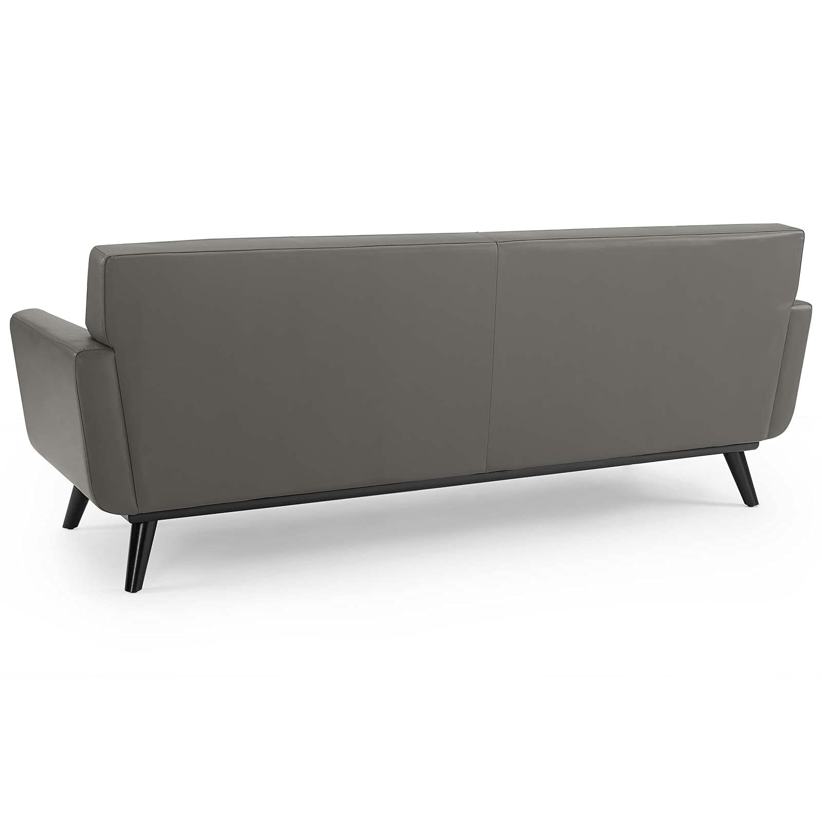 Sofa, Leather, Grey Gray, Modern Contemporary Urban, Living Lounge Room Hotel Lobby Hospitality