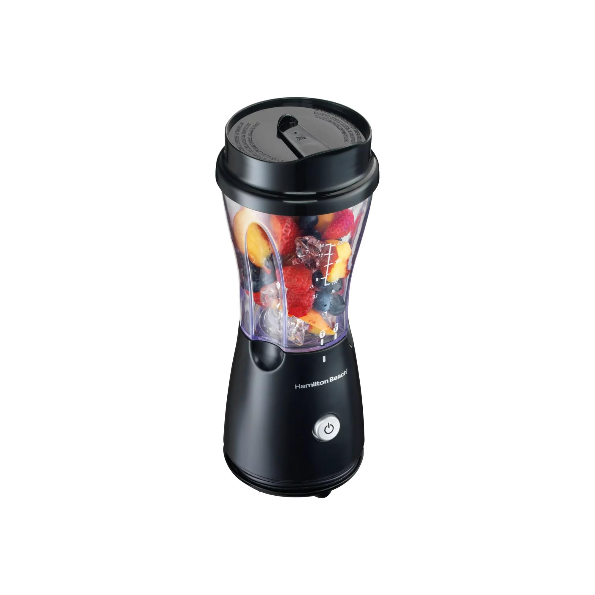 Hamilton Beach Personal Creations Blender with Travel Lid - Ice Crushing Black New