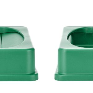 Alpine 23 Gallon Slim Trash/Recycling BIN Swing LID Green