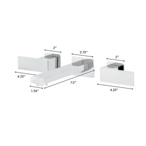 ZLINE Bliss Wall Mount Bath Faucet in Chrome (BLS-BFW-CH)