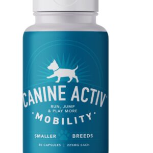 CANINE ACTIV Dog Joint Pain Relief Activity-Induced Capsules, Dog Joint Supplement Small Breed, Hip and Joint Supplement for Dogs, Dog Joint Pills for Fast Relief from Activity-Induced Pain - 90 Ct