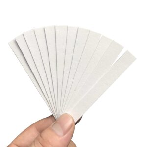 NA 100pcs Aromatherapy Fragrance Tester Fragrance Test Strips Straight Strip Sniff Perfume Tester Strips for Perfume Testing for Essential Oil White 3.15*0.39inch/80*10mm