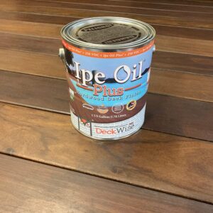 DeckWise Ipe Oil Plus Hardwood Deck Semi-Transparent 250 V.O.C .Natural Finish (1-Gallon)