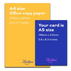 Huxters Birthday Card - 60th Birthday Cards for Men and Women – Funny Old Man Birthday Card – 350gsm Paper Birthday Cards for Mum and Dad - Funny Birthday Card for Friend women - A5…