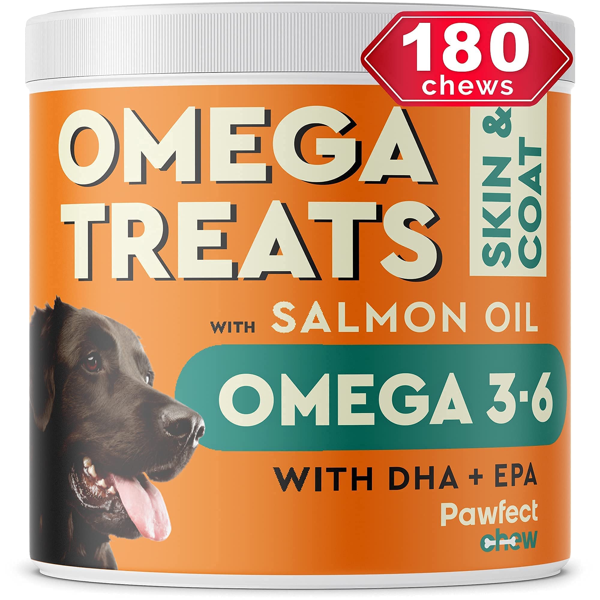 Fish Oil Omega 3 Treats for Dogs + Probiotics for Dogs Bundle - Joint Health + Advanced Allergy Relief Dog Probiotics Chews - Alaskan Salmon Oil + Digestive Enzymes - 120+180 Soft Chews - Made in USA