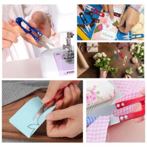 24Pcs Sewing Scissors for Fabric, Thread Yarn Embroidery Clippers Cutter, Small Snips Trimming Nipper, Great for Stitch, Art Craft, Mini DIY Supplies