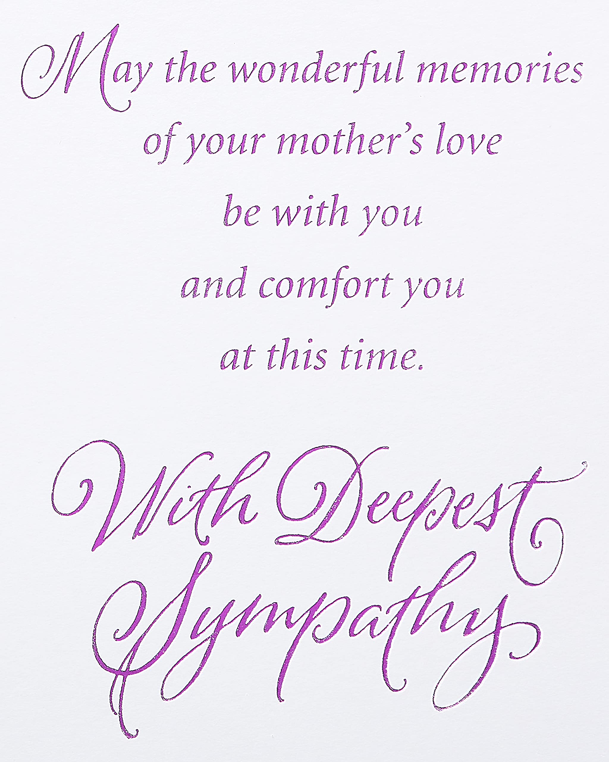 American Greetings Sympathy Card for Loss of Mother (Thinking of You)