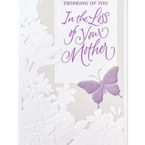 American Greetings Sympathy Card for Loss of Mother (Thinking of You)