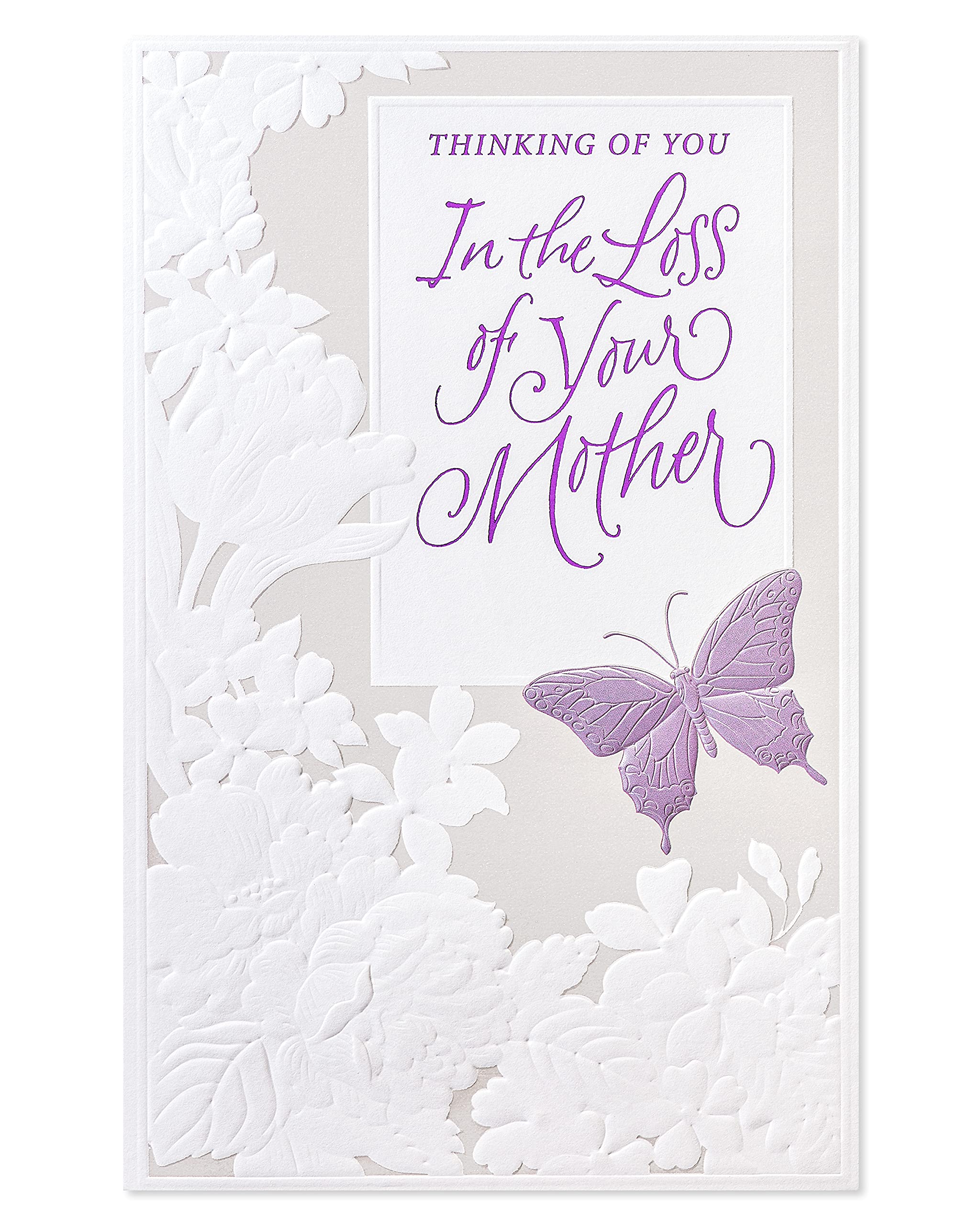 American Greetings Sympathy Card for Loss of Mother (Thinking of You)