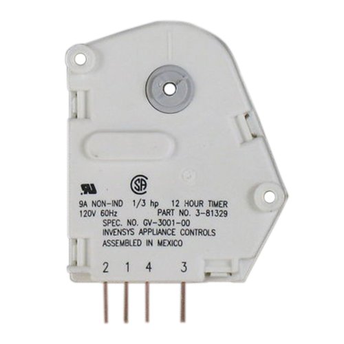 YesParts WP3-81329 Durable Refrigerator Defrost Timer compatible with 3-81329 4357124 68001115 14220685