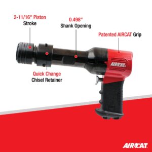 AIRCAT Pneumatic Tools 5300-B-T: Super Duty 0.498-Inch Shank Air Hammer 1,700 BPM - Hammer