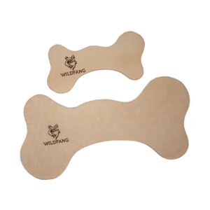 Wildfang® Leather Bones for Dogs | Dental Care, Snack & chew Toys | Leather Chewing Bones