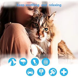 LAKETANEY Cat Calming Collar,Cat Pheromones Calming Collar,Anxiety Collar for Cats and Kittens Stress Reliever Relaxing Comfortable Collar Breakaway Design(3 Pack)