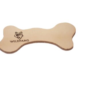 Wildfang® Leather Bones for Dogs | Dental Care, Snack & chew Toys | Leather Chewing Bones