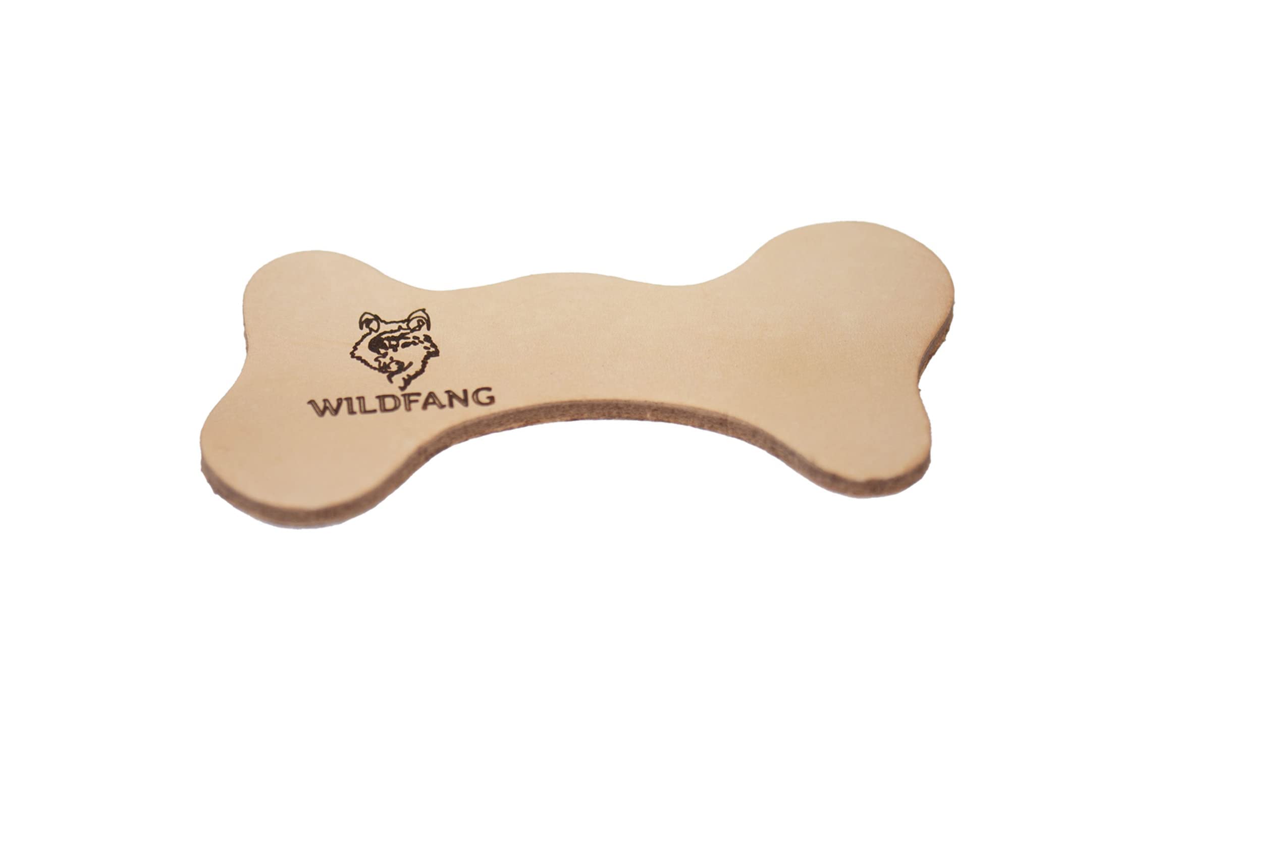 Wildfang® Leather Bones for Dogs | Dental Care, Snack & chew Toys | Leather Chewing Bones