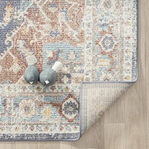 LUXE WEAVERS Pastel Floral Pattern Multi 8x10 Area Rug