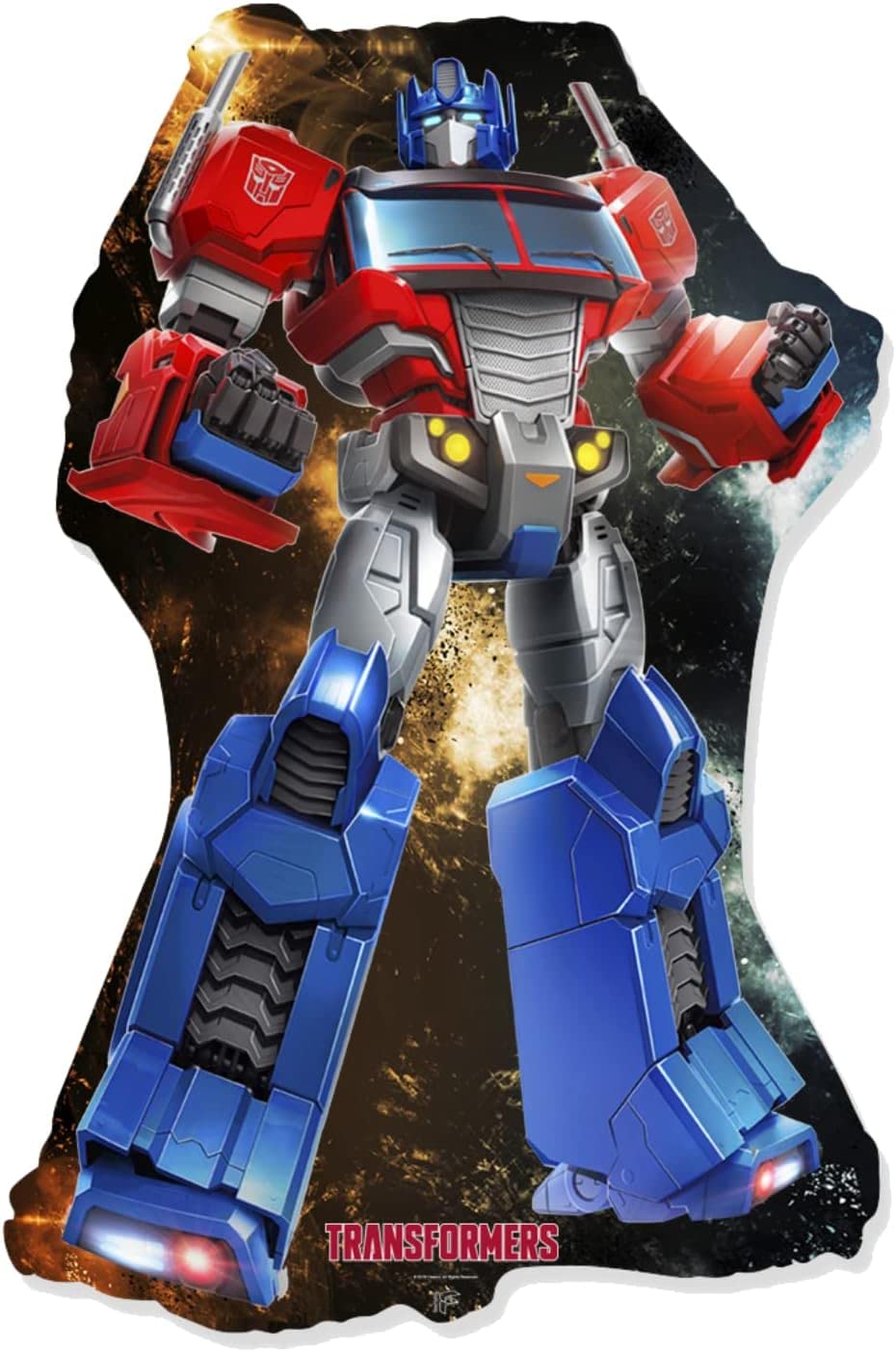 Epic Party Plan Optimus Prime Transformers Balloon Set of 3 - 30'' Tall Centerpiece for Boys' Birthday, Graduation, Summer Party Decorations