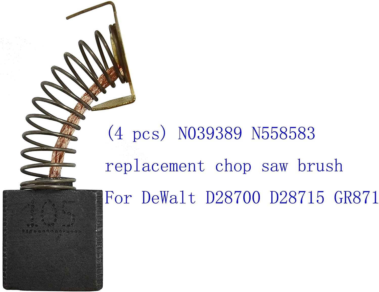 Qissiq N039389 N558583 N408735 622437-00 replacement chop saw brush For DeWalt GR871 D28700 D28715 (4pcs)