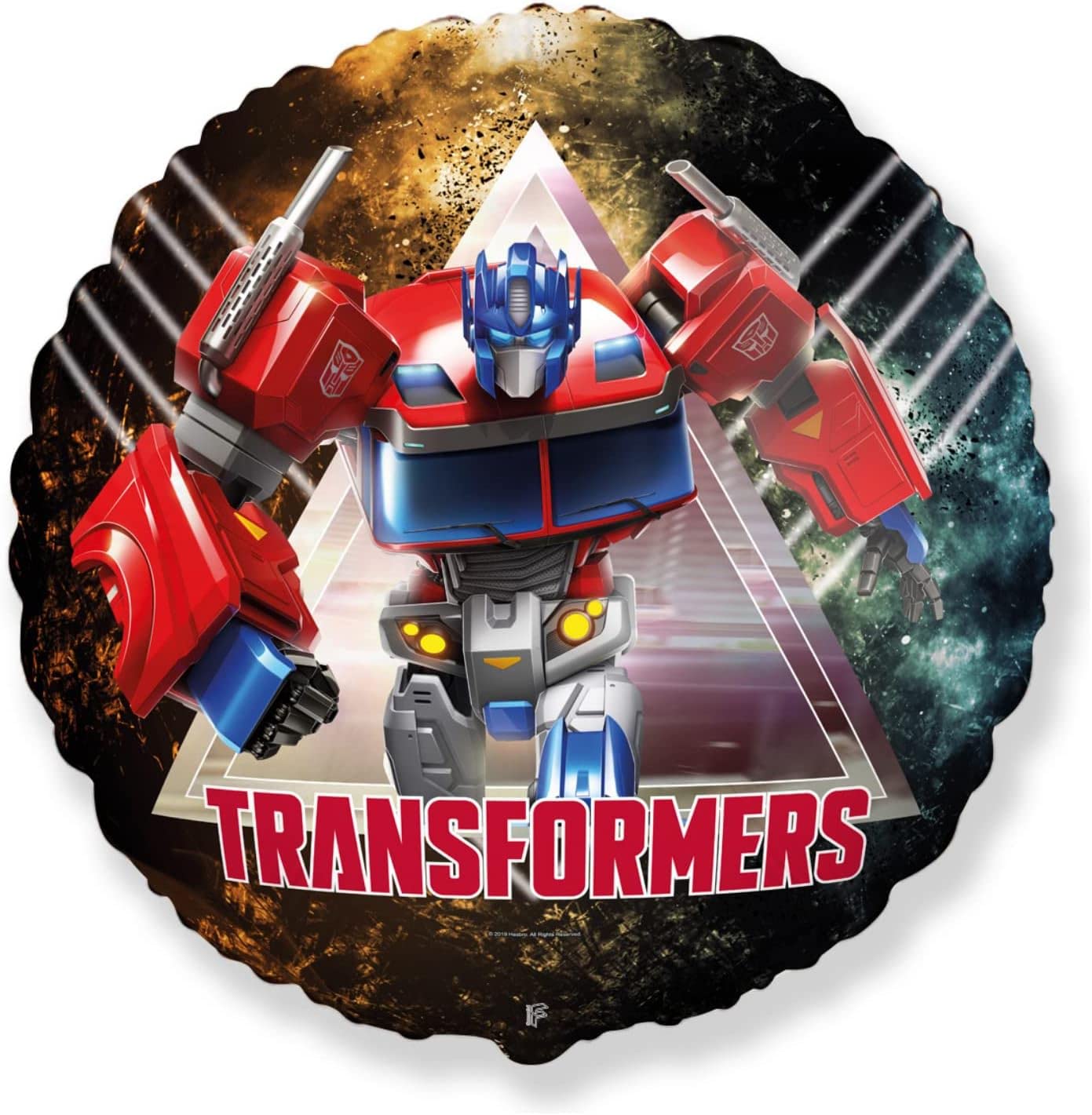 Epic Party Plan Optimus Prime Transformers Balloon Set of 3 - 30'' Tall Centerpiece for Boys' Birthday, Graduation, Summer Party Decorations