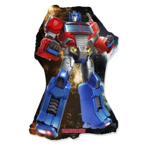 Epic Party Plan Optimus Prime Transformers Balloon Set of 3 - 30'' Tall Centerpiece for Boys' Birthday, Graduation, Summer Party Decorations