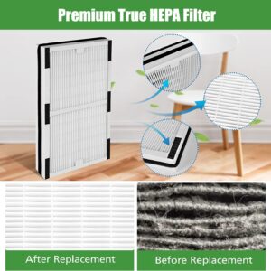 I clean Replacement Idylis Air Purifier Filters C,2 HEPA Filters&4 Carbon Filters Set Compatible with Idylis Air Purifiers IAP-10-200, IAP-10-280, Model # IAF-H-100C