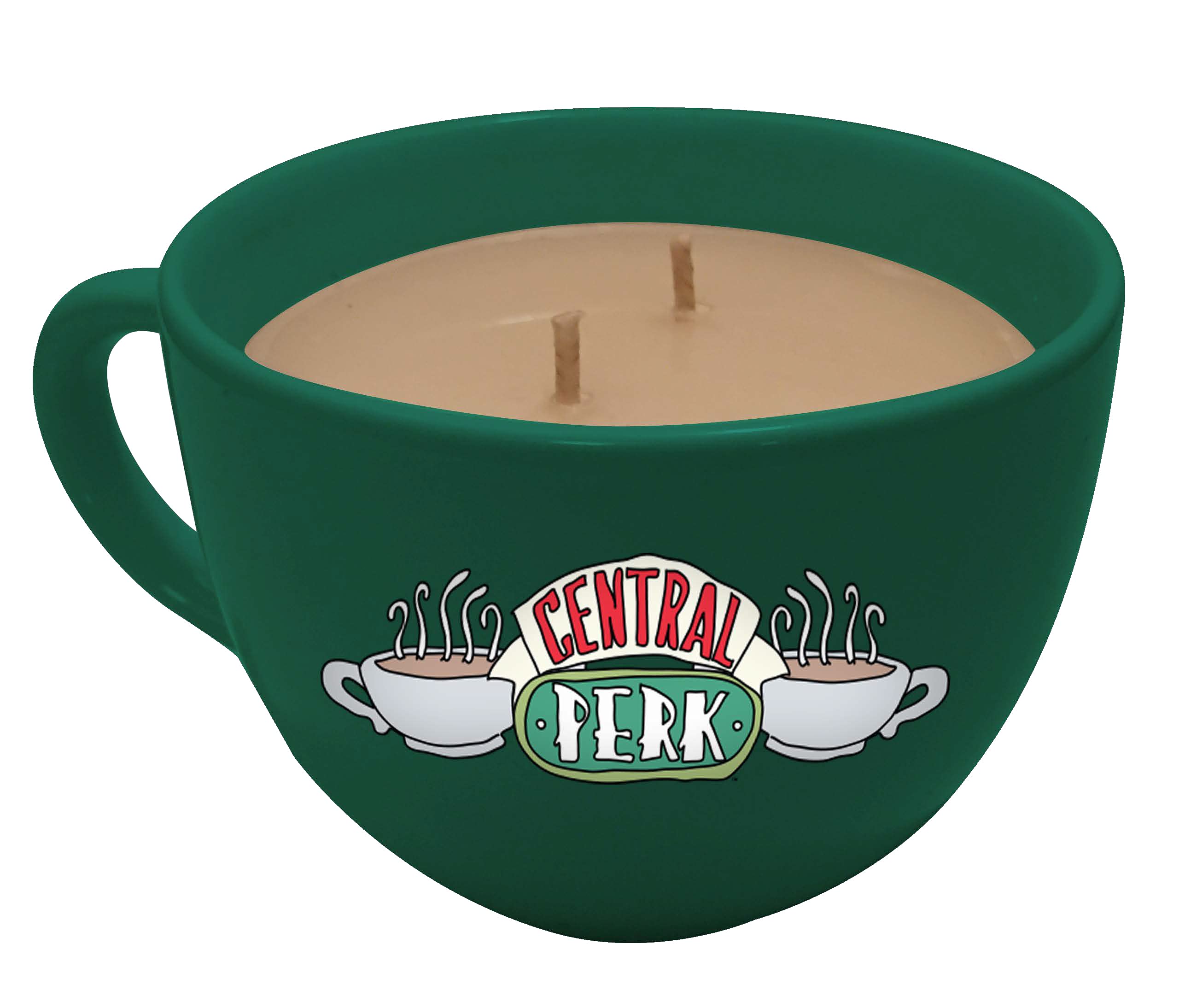 Friends Candle in Central Perk Coffee Mug, Coffee Scented - Natural Soy & Coco Wax - Officially Licensed Friends Merchandise Decor - Christmas Gift for Adults &Teens - 8 oz