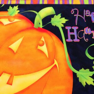 Happy Haunting Olivia's Home Accent Rug Halloween Themed Seasonal Rug 22" x 32"