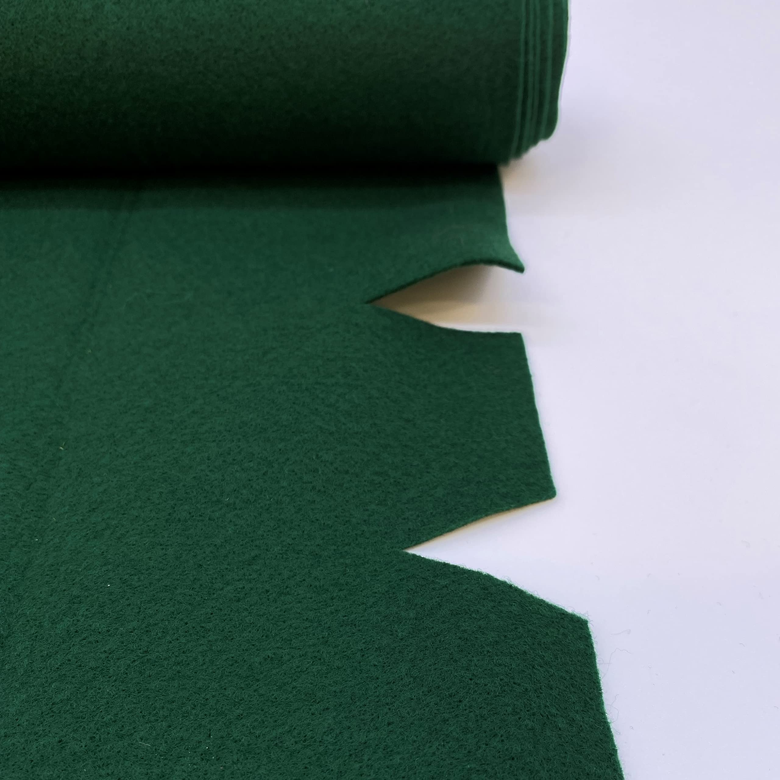 Acrylic Felt Fabric Pre Cuts, 2 Yards, 72 by 72 inches in Length by Ice Fabrics - Hunter Green