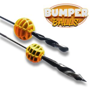 Rack-A-Tiers Bumper Balls - Drill Alignment Tool 1-1/2" and 2" Kit, Drill Bit Ball for Electricians, Flex Bit Bumper Ball, Flex Auger Ball (BB1520)