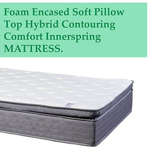 Greaton, 13-Inch Foam Encased Soft Pillow Top Hybrid Contouring Comfort Mattress, King