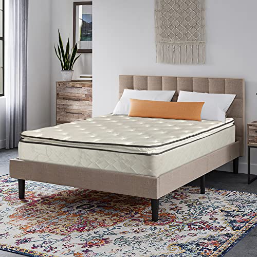 Nutan, 10-Inch medium plush Pillowtop Innerspring Mattress, Full XL