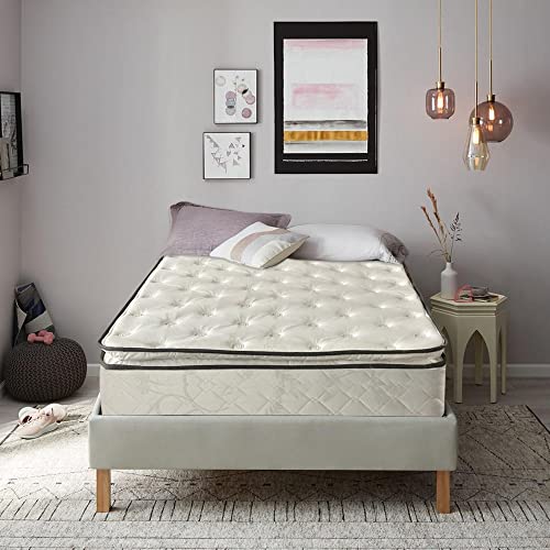 Nutan, 10-Inch medium plush Pillowtop Innerspring Mattress, Full XL