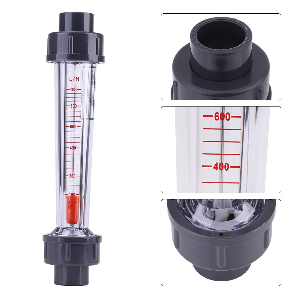 Meter Tube Type Flowmeter Water Flowmeter, LZS-15D Model, Measure Level 100-1000L/H, Fit for DN15(1/2") Tube, Widely Used in Water Industrial Field (Peak Value Not Measured)