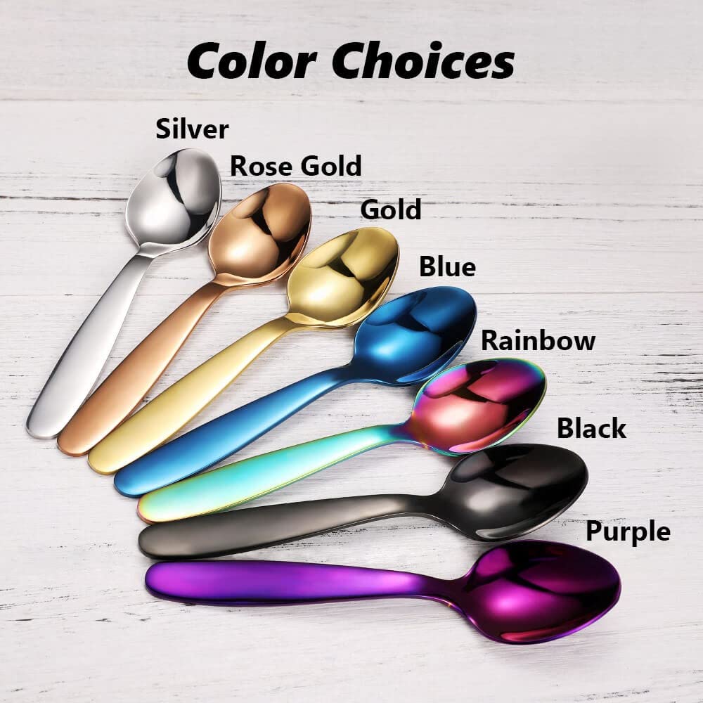 Personalized Dinosaur Unicorn Cutlery Set - Custom Name Engraved Spoon Knife Fork Set - Children's Stainless Steel Cutlery Set for Kitchen Kids