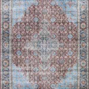 Couristan Pasha Nahavand Area Rug, 9' x 12', Cabernet