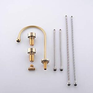 Bath Shower Faucet Deck Mounted Kitchen Fixture Wash Basin Tap Faucets Washing Hand Basin Brass Taps