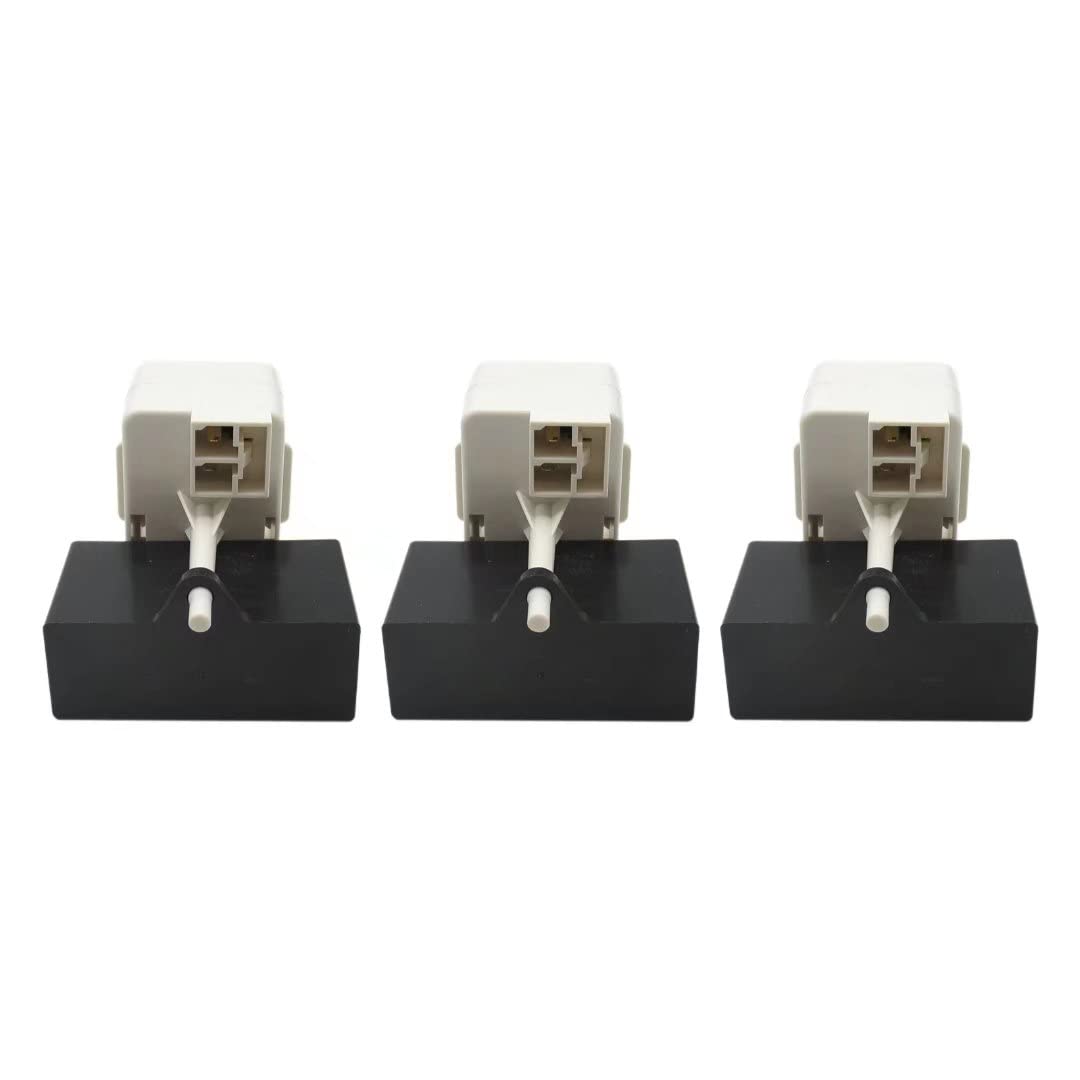 3 Pcs W10613606 Refrigerator Compressor Start Relay and Capacitor - Replacement for Whirlpool Kenmore Refrigerator Replaces W10416065 PS8746522 67003186