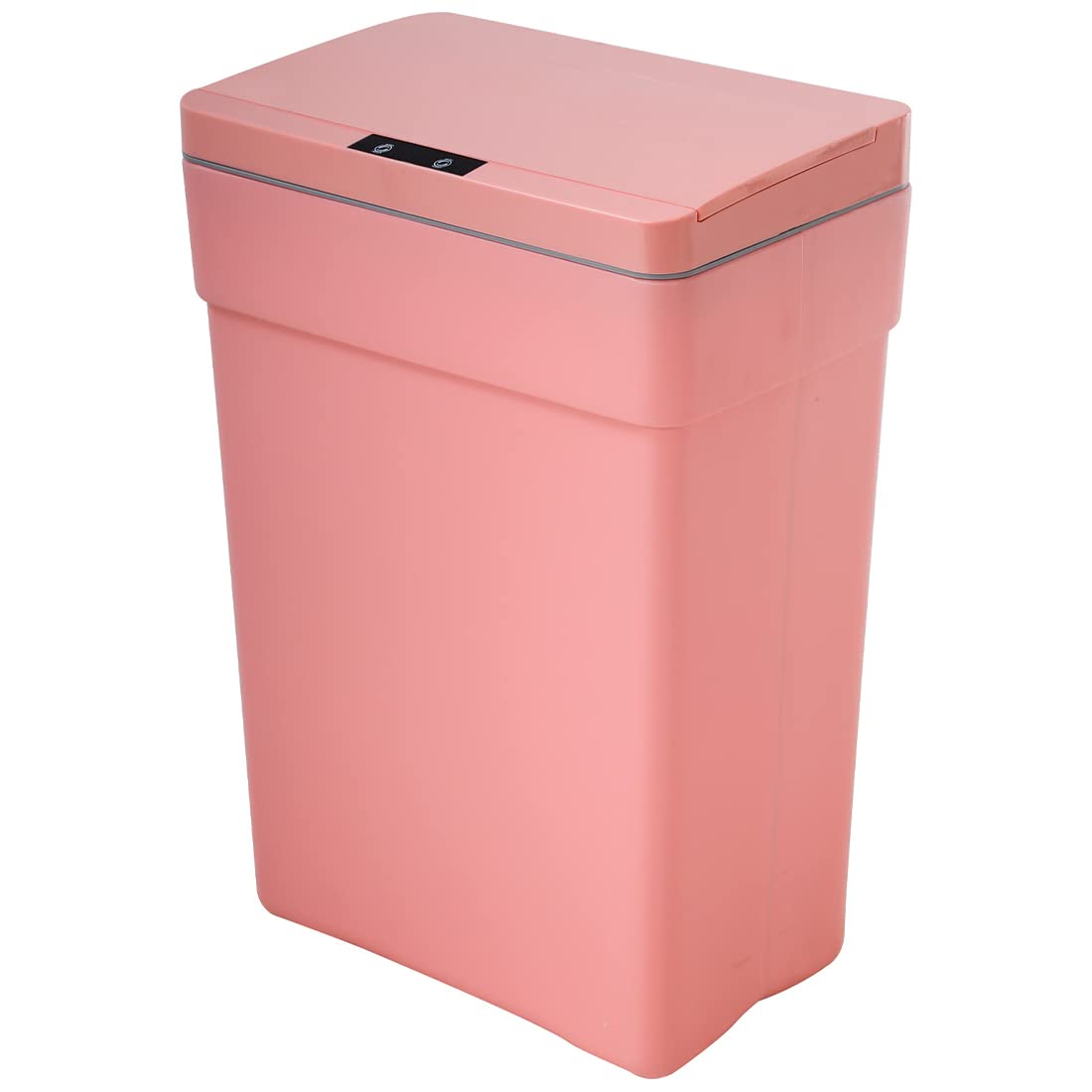 Kitchen Trash Can, 13 Gallon Plastic Kitchen Trash, Can 50 Liter Automatic Touch Free High-Capacity Garbage Can with Lid for Bedroom Bathroom Home Office, Pink