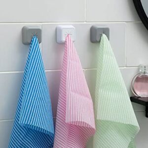 Punch-Free Towel Rack Magnetic Storage Plug Kitchen Towel Storage Rack Bathroom Towel Plug Rack (Storage Rack Grey-B)