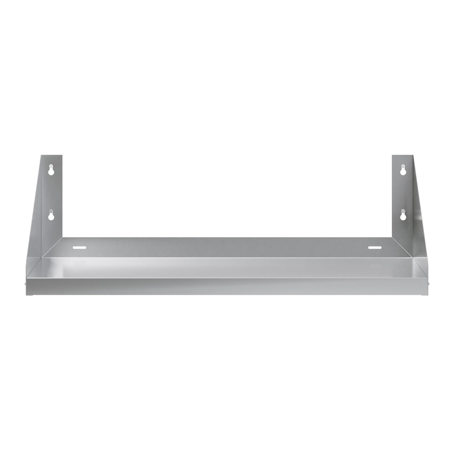 AmGood Stainless Steel Microwave Shelf | NSF Certified | Appliance Shelf | Heavy Duty | Commercial Grade | Wall Mount | Silver (36" Length x 18" Width)