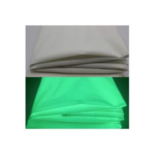 loogool 1 yard glow in the dark fabric luminous soft polyester fabric for diy craft supplies 39" x 57"