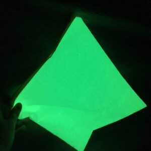 LOOGOOL 1 Yard Glow in The Dark Fabric Luminous Soft Polyester Fabric for DIY Craft Supplies 39" x 57"